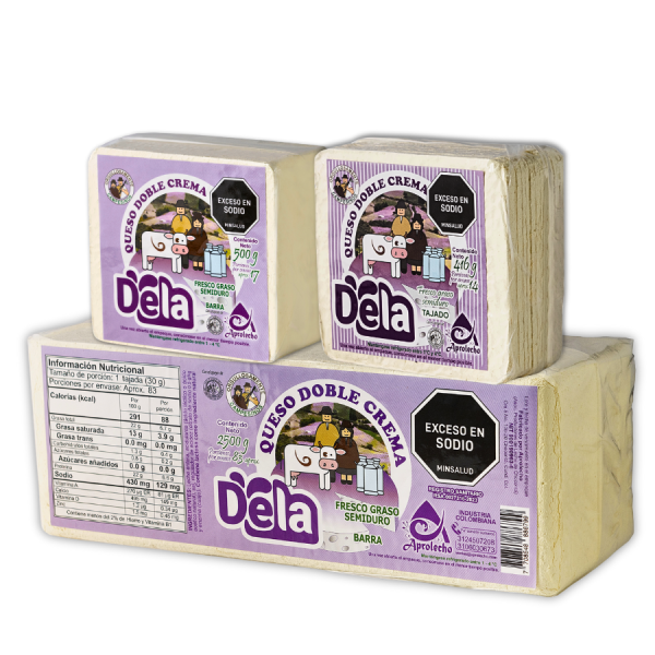 Queso doble crema